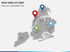 New York City map PPT slide 7