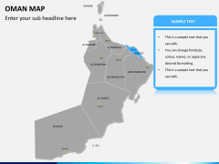 Oman map PPT slide 10