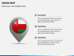 Oman map PPT slide 21