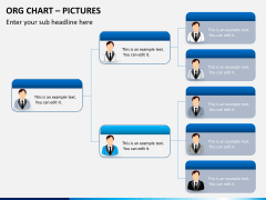 Org chart with picture PPT slide 2