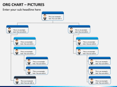 Org chart with picture PPT slide 3