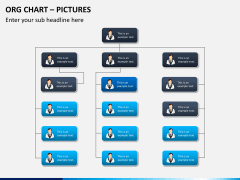 Org chart with picture PPT slide 4