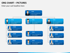 Org chart with picture PPT slide 7