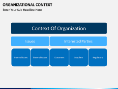 Organizational Context PPT slide 2
