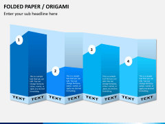 Origami style PPT slide 14