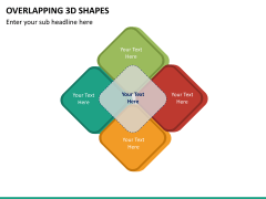 Overlapping 3d shapes PPT slide 6