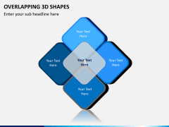 Overlapping 3d shapes PPT slide 1