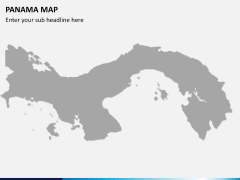 Panama map PPT slide 6