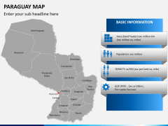 Paraguay map PPT slide 16
