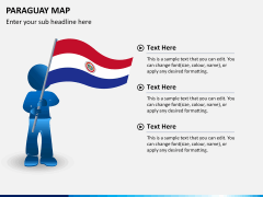 Paraguay map PPT slide 22