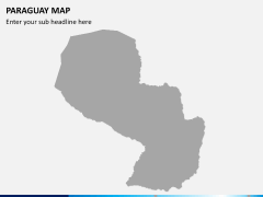 Paraguay map PPT slide 7