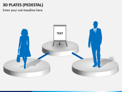 3D plates (pedestal) PPT slide 1