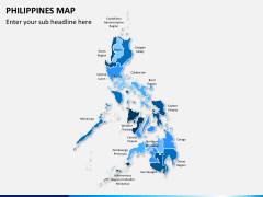 Philippines map PPT slide 17