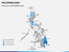 Philippines map PPT slide 7