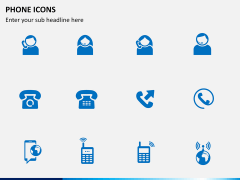 Phone Icons PPT slide 2
