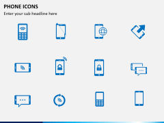 Phone Icons PPT slide 5