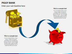Piggy bank PPT slide 1