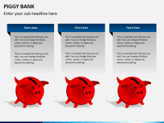 Piggy bank PPT slide 3
