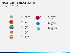Planets in solar system PPT slide 5