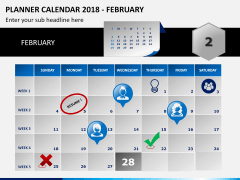 Planner Calendar 2018 PPT slide 2