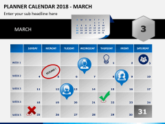 Planner Calendar 2018 PPT slide 3