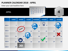 Planner Calendar 2018 PPT slide 4