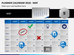 Planner Calendar 2018 PPT slide 5