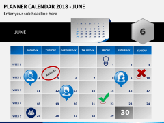 Planner Calendar 2018 PPT slide 6