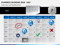 Planner Calendar 2018 PPT slide 7