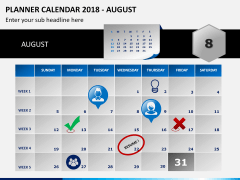 Planner Calendar 2018 PPT slide 8