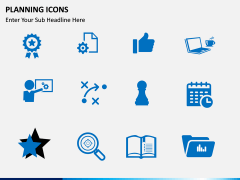 Planning Icons PPT slide 5