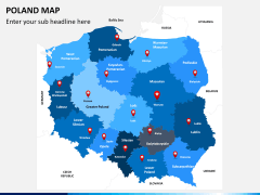 Poland map PPT slide 1