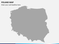Poland map PPT slide 8