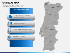 Portugal map PPT slide 18