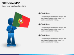 Portugal map PPT slide 23