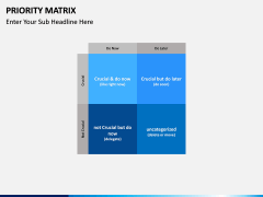 Priority matrix PPT slide 11