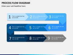 Process flow diagram PPT slide 16