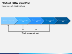 Process flow diagram PPT slide 5