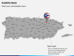 Puerto rico map PPT slide 20