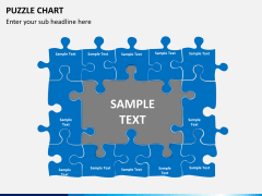 Puzzle chart PPT slide 15