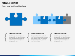 Puzzle chart PPT slide 2