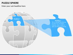 Puzzle sphere PPT slide 7