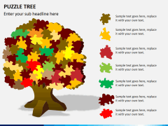 Puzzle tree PPT slide 1