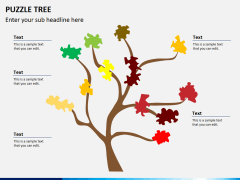 Puzzle tree PPT slide 2