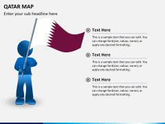 Qatar map PPT slide 22