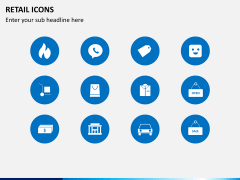 Retail icons PPT slide 2