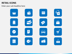 Retail icons PPT slide 3