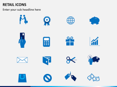 Retail icons PPT slide 5