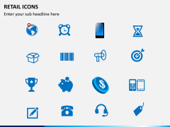 Retail icons PPT slide 6