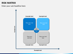 Risk matrix PPT slide 1